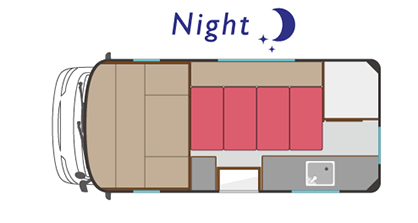 就寝時レイアウト